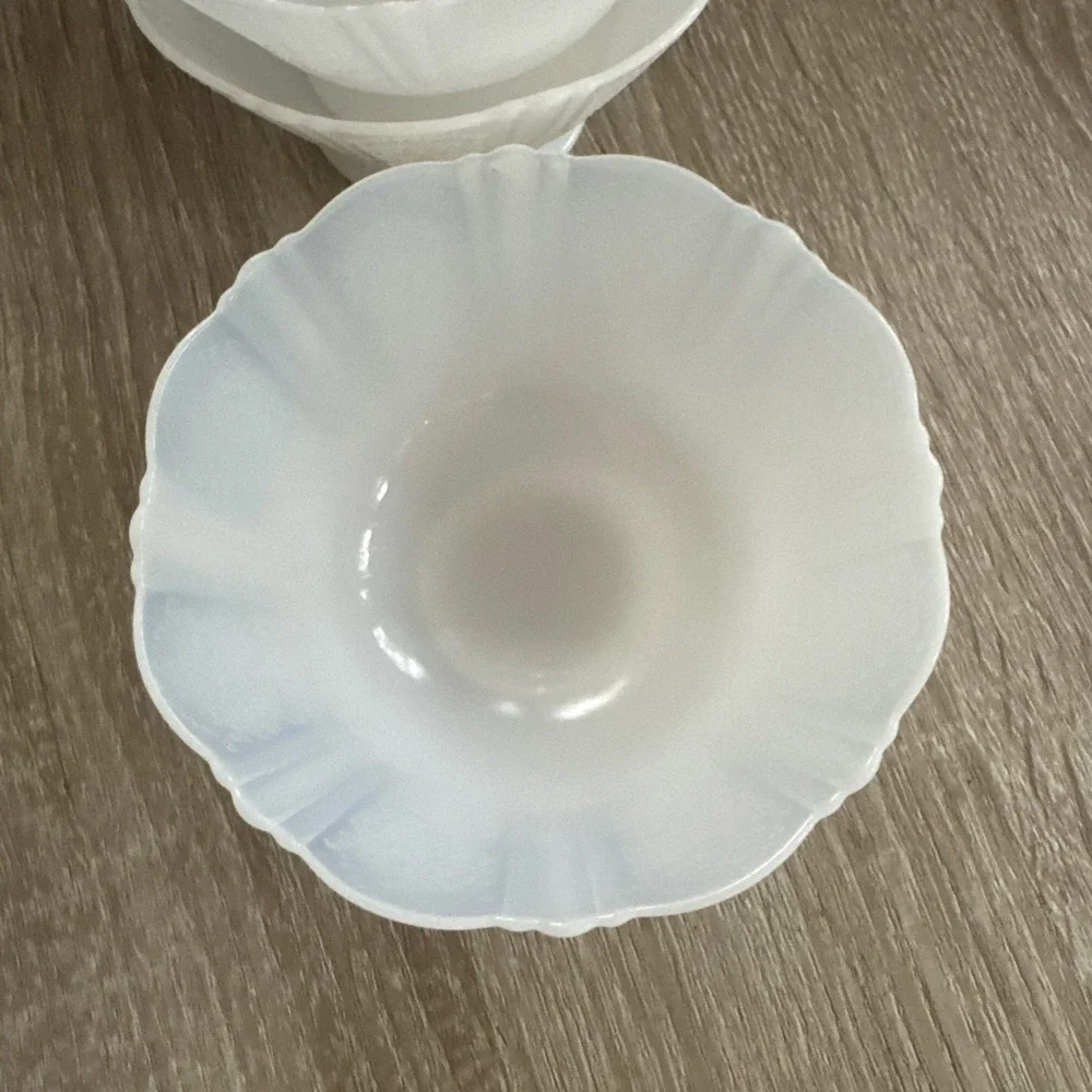 American Sweetheart, Monax ~ Set of 3 Sherbet Bowls ~ Macbeth Evans ~ Vintage